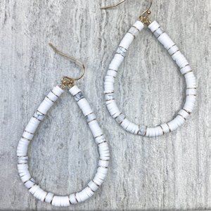 Beaded Teardrop Earrings